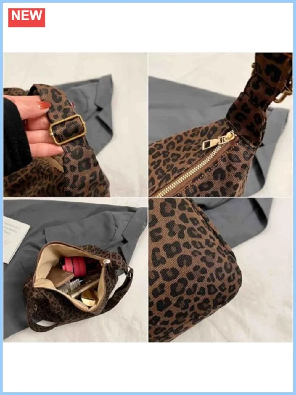 N/A trendy leopard